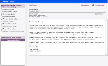 OLT PRO Prior Year Forms and Publications Screenshot