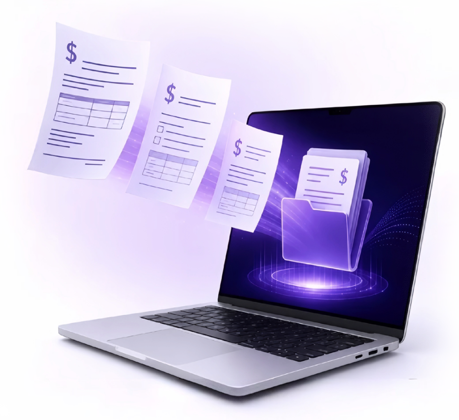 AI Document Processing Illustration